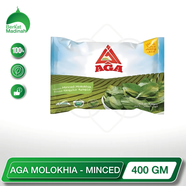 AGA MOLOKHIA MINCED 400GM berkat madinah