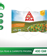 AGA PEAS CARROTS FROZEN 400GM berkat madinah