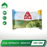 AGA SPINACH MINCED 400GM berkat madinah