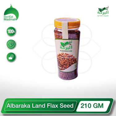 Albaraka Land Flax Seeds (210g) berkat madinah