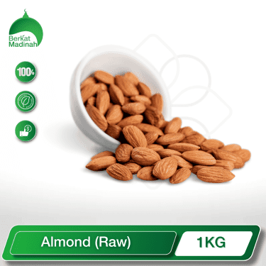 Almond Raw 500gm-5kg berkat madinah online