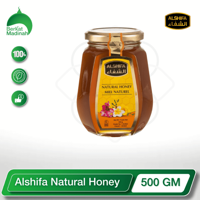 Discover the exceptional purity and natural goodness of Alshifa Natural Honey