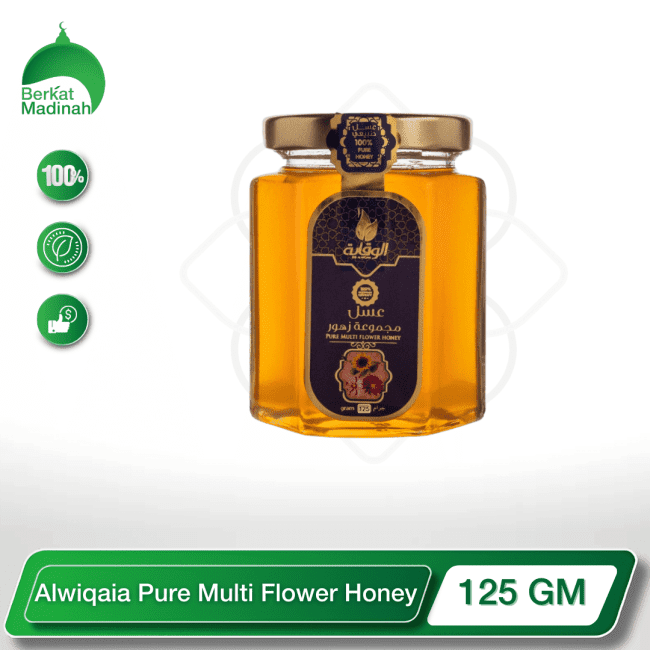 Experience the exceptional purity and unparalleled flavor of Alwiqaia Pure Multi Flower Honey