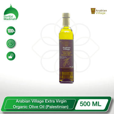 Discover the purest essence of the Palestinian land with Arabian Village Extra Virgin Olive Oil. Crafted from the finest hand-picked olives