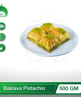 Indulge in the classic flavors of authentic Middle Eastern baklava with our Baklava Pistachio. This exquisite collection features layers of flaky phyllo dough