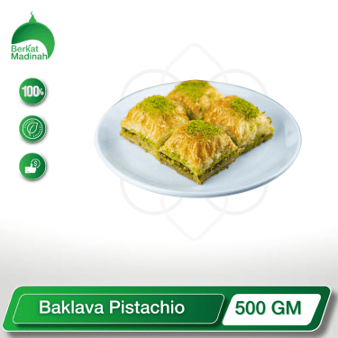 Indulge in the classic flavors of authentic Middle Eastern baklava with our Baklava Pistachio. This exquisite collection features layers of flaky phyllo dough