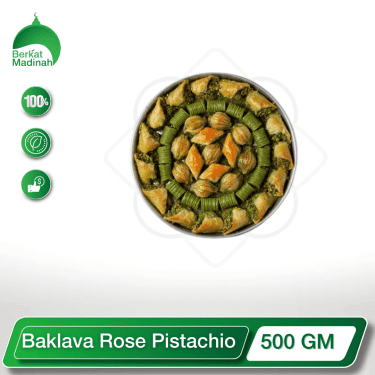 Baklava Rose Pistachio berkat madinah 500gm