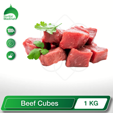 Beef Cubes 1KG berkat madinah