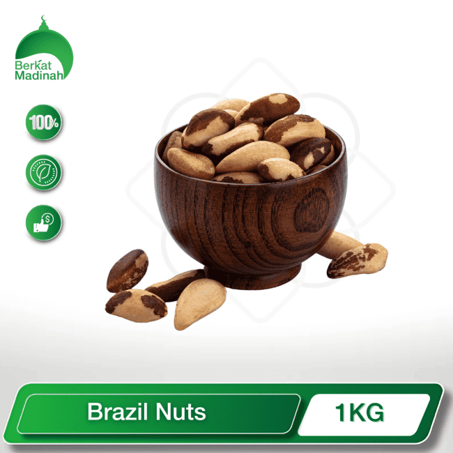 Brazilian Nuts natural 500gm-5kg berkat madinah online