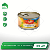 California Garden canned Tuna in sunflower oil 185GM berkat madinah