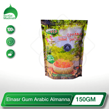 Elnasr Arabic Gum Almanna 150-1800 GM-berkat madinah