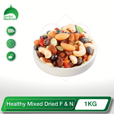 Indulge in a delightful blend of premium dried fruits and crunchy nuts with our Healthy Mixed Dried Fruits & Nuts. This nutritious snack offers a harmonious balance of sweet