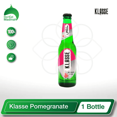 Klasse Pomegranate 330ML is a refreshing and vibrant non-alcoholic beverage that celebrates the bold and tantalizing flavors of the pomegranate fruit. Crafted with care