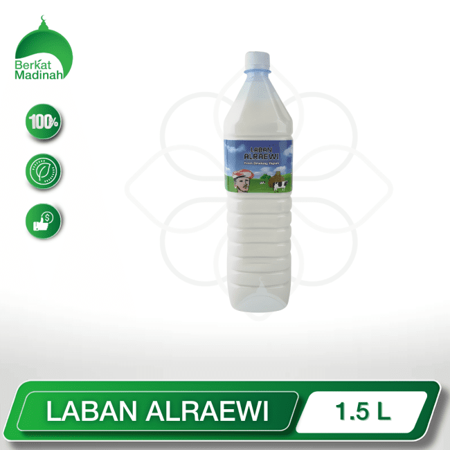 LABAN ALRAEWI Fresh Drinking Yogurt 1.5 L berkat madinah