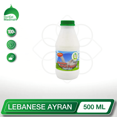 Authentic Lebanese Ayran Yogurt Drink 500ml berkat madinah