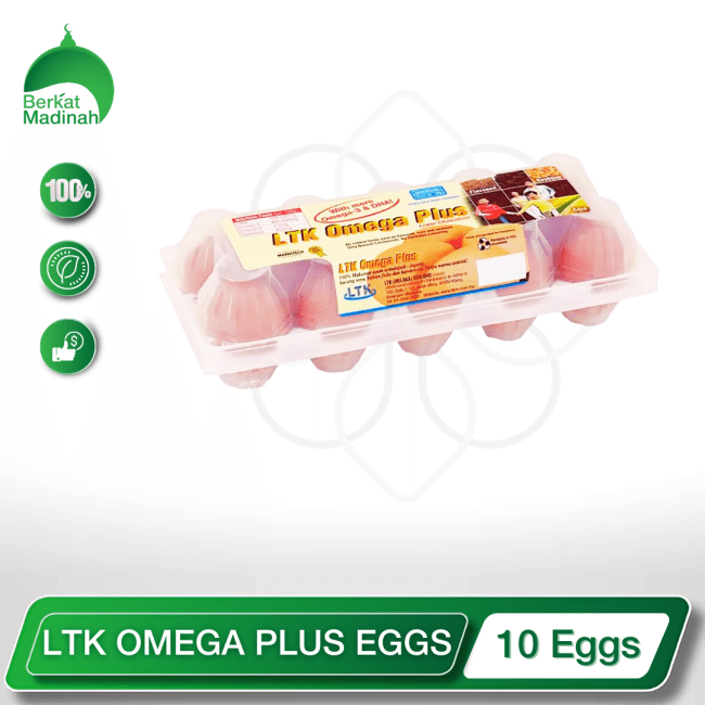 LTK Omega Plus Eggs (10 Eggs) berkat madinah