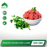 MINCED BONELESS LAMB 500GM