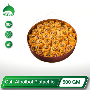 Indulge in the captivating flavors of the Middle East with our Osh Albolbol Pistachio