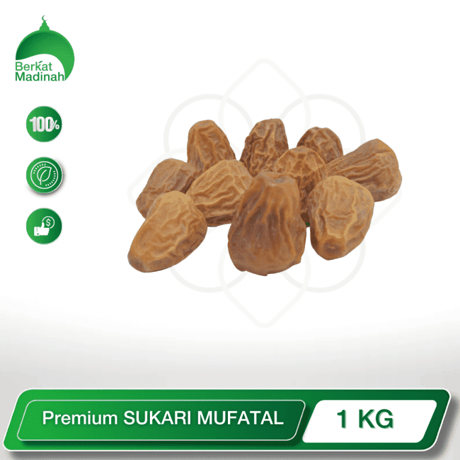 Indulge in the exquisite taste of the Premium SUKARI MUFATAL dates