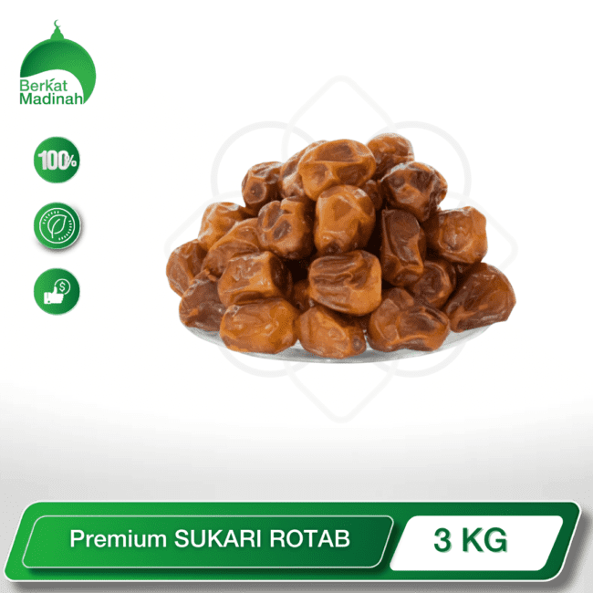 Indulge in the luxurious taste of the Premium SUKARI ROTAB dates