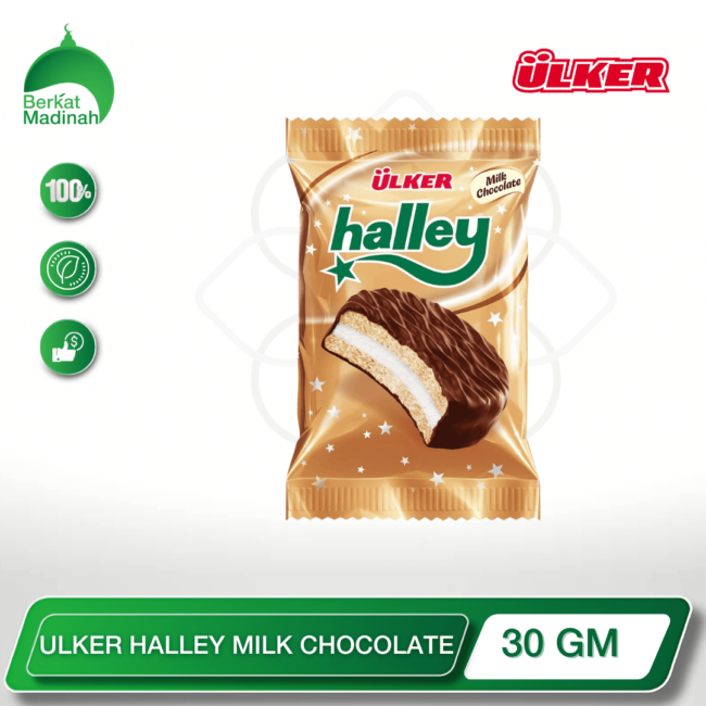 ULKER HALLEY MILK CHOCOLATE 30 GM berkat madinah