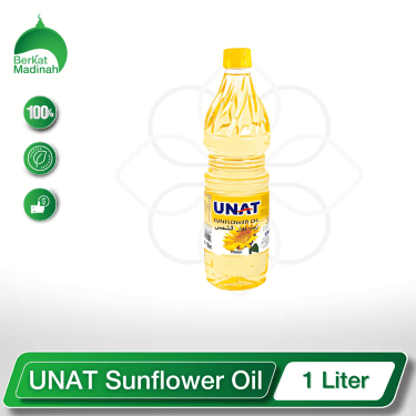 UNAT Sunflower Oil - 1 Liter berkat madinah