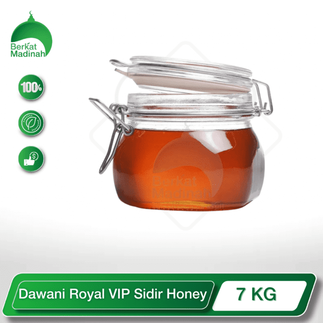 Indulge in the exquisite taste and unparalleled quality of our Yemeni Pure Dawani Royal VIP Sidir Honey. Meticulously harvested from the pristine Dawani region of Yemen